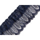 Pleated lace trim width 85 mm - White (1 Meter) Pleated lace trim width 85 mm - White (1 Meter)