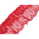 Pleated lace trim width 85 mm - White (1 Meter) Pleated lace trim width 85 mm - White (1 Meter)