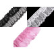 Pleated lace trim width 85 mm - White (1 Meter) Pleated lace trim width 85 mm - White (1 Meter)