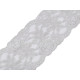 Koronka elastyczna szerokość 80-100 mm - Czerwony (1 Metr) Koronka elastyczna szerokość 80-100 mm - Czerwony (1 Metr)