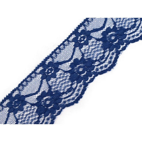 Polyamid lace trim width 50 mm - White (1 Meter)