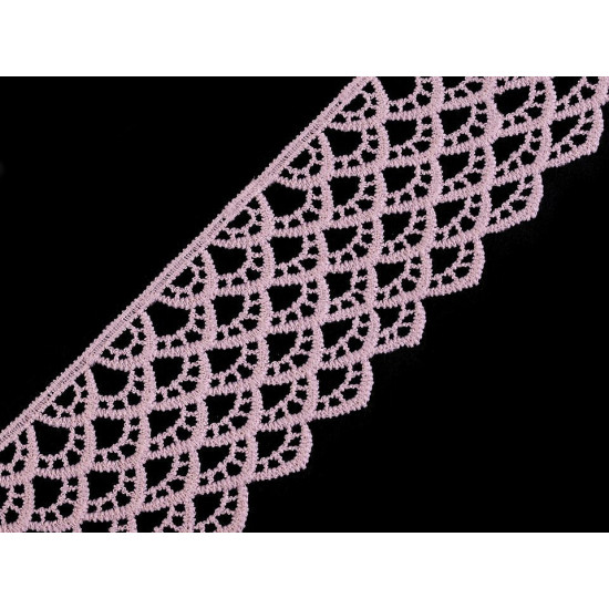 Ätzspitze breite 60 mm - Schwarz (1 Meter) Ätzspitze breite 60 mm - Schwarz (1 Meter)