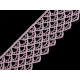 Ätzspitze breite 60 mm - Schwarz (1 Meter) Ätzspitze breite 60 mm - Schwarz (1 Meter)