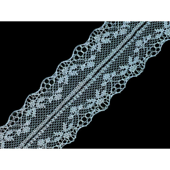 Lace trim width 40 mm - White (81 Meters) Lace trim width 40 mm - White (81 Meters)