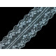 Lace trim width 40 mm - White (81 Meters) Lace trim width 40 mm - White (81 Meters)