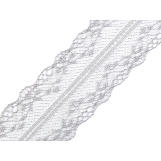 Lace trim width 40 mm - White (81 Meters) Lace trim width 40 mm - White (81 Meters)