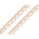 Bobina di pizzo in cotone, larghezza: 11 mm - Nero (1 Metro) Bobina di pizzo in cotone, larghezza: 11 mm - Nero (1 Metro)