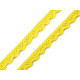 Bobina di pizzo in cotone, larghezza: 11 mm - Rosso (1 Metro) Bobina di pizzo in cotone, larghezza: 11 mm - Rosso (1 Metro)