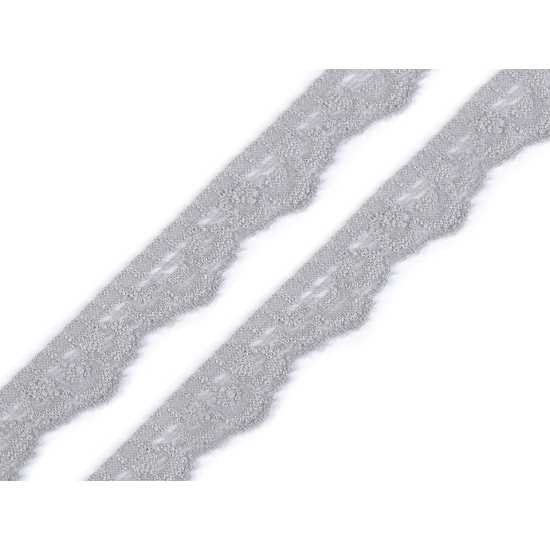 Elastic lace border width 16 mm - Black (1 Meter) Elastic lace border width 16 mm - Black (1 Meter)