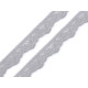 Elastic lace border width 16 mm - Black (1 Meter) Elastic lace border width 16 mm - Black (1 Meter)