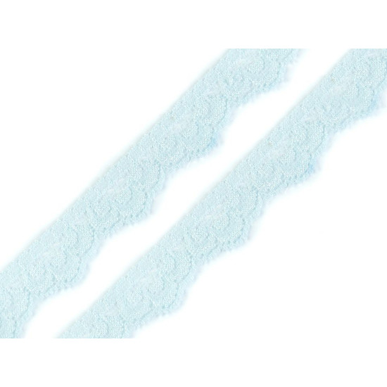 Elastic lace border width 16 mm - Black (1 Meter) Elastic lace border width 16 mm - Black (1 Meter)