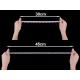 Elastic lace border width 16 mm - Black (1 Meter) Elastic lace border width 16 mm - Black (1 Meter)