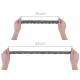 Elastic lace border width 30 mm - Black (1 Meter)