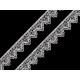 Ätzspitze breite 17mm - Schwarz (1 Meter) Ätzspitze breite 17mm - Schwarz (1 Meter)