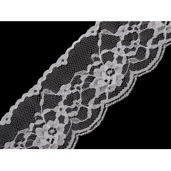 Lace trim width 50 mm - White (1 Meter)