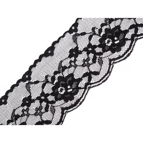 Lace trim width 50 mm - White (1 Meter) Lace trim width 50 mm - White (1 Meter)