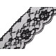 Lace trim width 50 mm - White (1 Meter) Lace trim width 50 mm - White (1 Meter)
