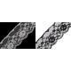 Lace trim width 50 mm - White (1 Meter) Lace trim width 50 mm - White (1 Meter)