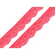 Elastic lace border width 25 mm - White (1 Meter)