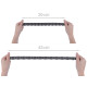 Elastic lace border width 25 mm - White (1 Meter)