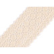 Cotton bobbin lace trim / insert, width 60 mm - Black (1 Meter) Cotton bobbin lace trim / insert, width 60 mm - Black (1 Meter)