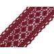 Cotton bobbin lace trim / insert, width 60 mm - Black (1 Meter) Cotton bobbin lace trim / insert, width 60 mm - Black (1 Meter)