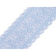 Cotton bobbin lace trim / insert, width 60 mm - Black (1 Meter) Cotton bobbin lace trim / insert, width 60 mm - Black (1 Meter)