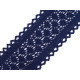 Cotton bobbin lace trim / insert, width 60 mm - Black (1 Meter) Cotton bobbin lace trim / insert, width 60 mm - Black (1 Meter)