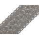 Cotton bobbin lace trim / insert, width 60 mm - Black (1 Meter) Cotton bobbin lace trim / insert, width 60 mm - Black (1 Meter)
