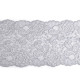 Elastic lace trim width 15 cm - White (1 Meter) Elastic lace trim width 15 cm - White (1 Meter)