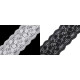 Elastic lace trim width 10 cm - Black (1 Meter) Elastic lace trim width 10 cm - Black (1 Meter)