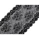 Koronka elastyczna / wstawka szerokość 16 cm - Czerwony (1 Metr) Koronka elastyczna / wstawka szerokość 16 cm - Czerwony (1 Metr)