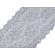 Koronka elastyczna / wstawka szerokość 16 cm - Czerwony (1 Metr) Koronka elastyczna / wstawka szerokość 16 cm - Czerwony (1 Metr)