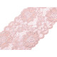 Koronka elastyczna / wstawka szerokość 14 cm - Czerwony (1 Metr) Koronka elastyczna / wstawka szerokość 14 cm - Czerwony (1 Metr)