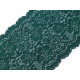 Elastic lace trim width 18 cm - Dark red (1 Meter)