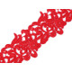 Embroidered lace trim width 70-75 mm - Cream lightest (1 Meter) Embroidered lace trim width 70-75 mm - Cream lightest (1 Meter)