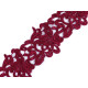 Embroidered lace trim width 70-75 mm - Cream lightest (1 Meter) Embroidered lace trim width 70-75 mm - Cream lightest (1 Meter)