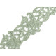 Embroidered lace trim width 70-75 mm - Cream lightest (1 Meter) Embroidered lace trim width 70-75 mm - Cream lightest (1 Meter)