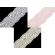 Koronka elastyczna szerokość 65 mm - Czerwony (1 Metr) Koronka elastyczna szerokość 65 mm - Czerwony (1 Metr)