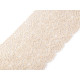 Bobine de dentelle en coton, largeur 11-12 cm - Blanc (1 Mètre) Bobine de dentelle en coton, largeur 11-12 cm - Blanc (1 Mètre)
