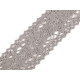 Cotton bobbin lace trim / insert, width 50 mm - White (1 Meter) Cotton bobbin lace trim / insert, width 50 mm - White (1 Meter)