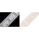 Cotton bobbin lace trim / insert, width 55 mm - White (1 Meter) Cotton bobbin lace trim / insert, width 55 mm - White (1 Meter)