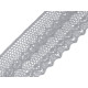 Koronka bawełniana klockowa szerokość 11,5 cm - Czarny (1 Metr) Koronka bawełniana klockowa szerokość 11,5 cm - Czarny (1 Metr)