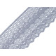 Koronka bawełniana klockowa szerokość 11,5 cm - Czarny (1 Metr) Koronka bawełniana klockowa szerokość 11,5 cm - Czarny (1 Metr)
