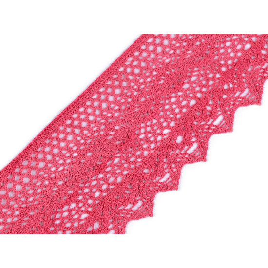 Koronka bawełniana klockowa szerokość 11,5 cm - Czarny (1 Metr) Koronka bawełniana klockowa szerokość 11,5 cm - Czarny (1 Metr)