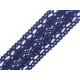 Cotton bobbin lace trim / insert, width 40 mm - Black (1 Meter) Cotton bobbin lace trim / insert, width 40 mm - Black (1 Meter)