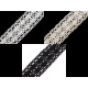 Cotton bobbin lace trim / insert, width 40 mm - Black (1 Meter) Cotton bobbin lace trim / insert, width 40 mm - Black (1 Meter)