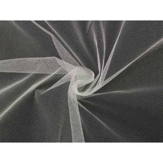 Netting tulle middle stiffness - Creamy light (1 Meter)