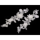 Wstawka dekoltowa / aplikacja koronkowa 3d 10x28 cm - White (6 Sztuki) Wstawka dekoltowa / aplikacja koronkowa 3d 10x28 cm - White (6 Sztuki)