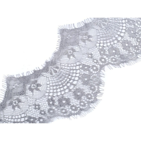 Koronka francuska szerokość 12 cm - Niebieski (3 Metry)
